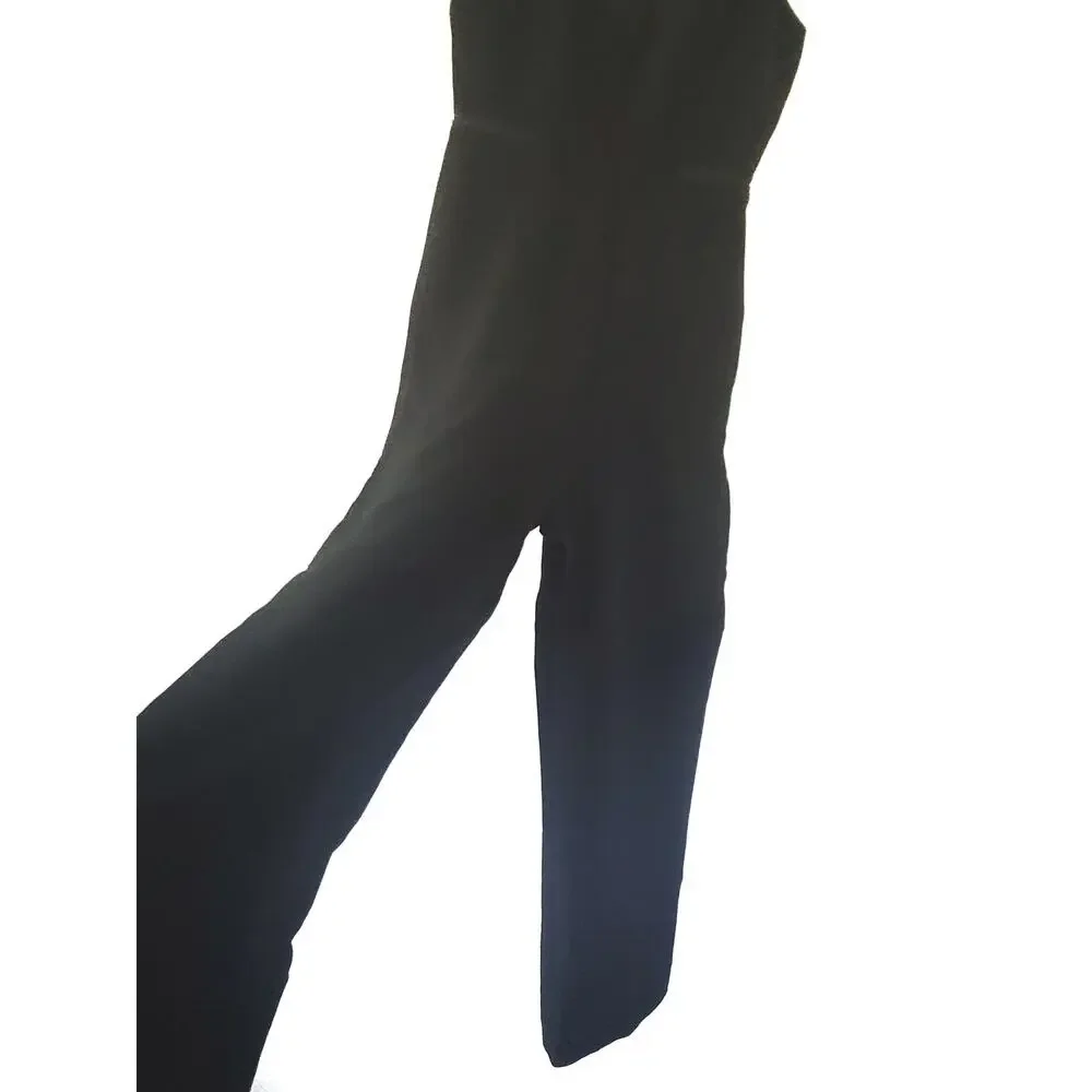 NEW Anthropologie Maeve Magdalena Black Sleeveless Jumpsuit - Various - Picture 10 of 10